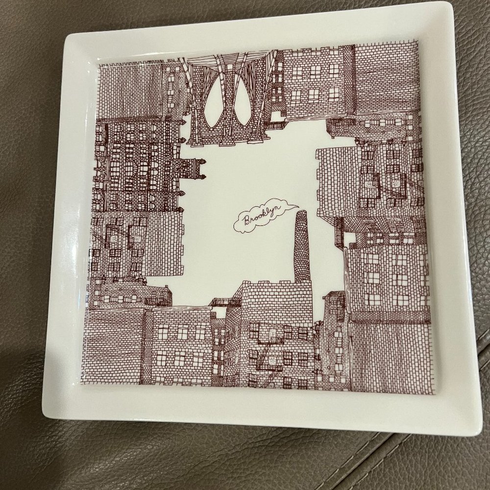 Fishs Eddy (Discontinued) "Brooklyn" Plate